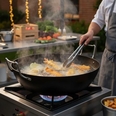 Carbone plus mély vasserpenyő, 45 cm, 17,3 l, de Buyer