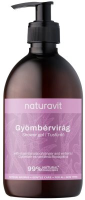 Naturavit Gyömbérvirág pumpás tusfürdő 450 ml (24/karton)