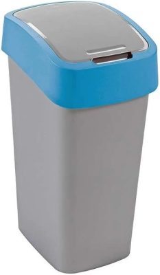 Curver Pacific Flip Szemetes 45L Kék/Ezüst (4/karton)