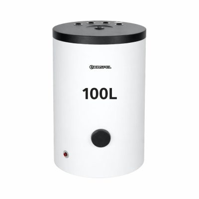 KOSPEL SVK-100.1 puffertároló, álló, hengeres, csőkígyó nélkül, 5/4”, PUR szig., 100l