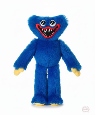 Huggy Wuggy Prémium Plüssfigura – 35 cm, Királykék
