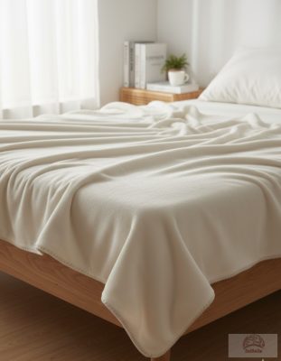 Prémium "CloudSoft" Extra Puha Pléd – fehér (160x105 cm)