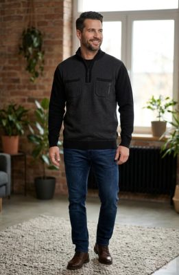 FREE SOUL "Mason" – Prémium Olasz Tervezésű Gyapjú Pulóver