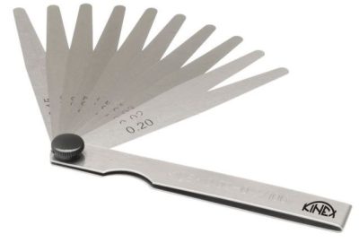 Hézagmérő készlet, 20 lapos, 0,05-1,0 mm KINEX