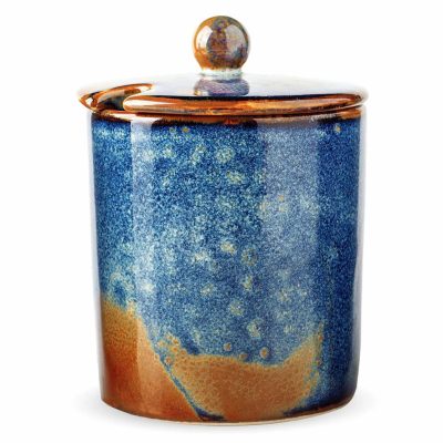 Cukortartó fedővel 220 ml DEEP BLUE - VERLO, 6 darab/csomag