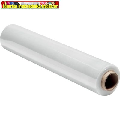  Kézi nyújtható fólia 50cm, átlátszó (Sztrechfólia ,stretchfólia) 23 mic