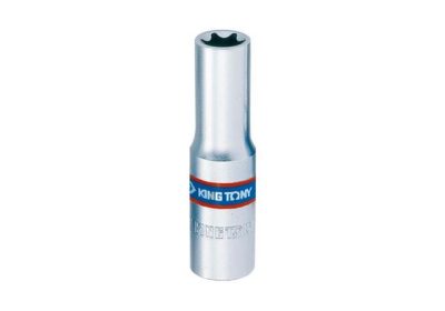 KING TONY Dugókulcs, 3/8", hosszú, TORX-E, E11