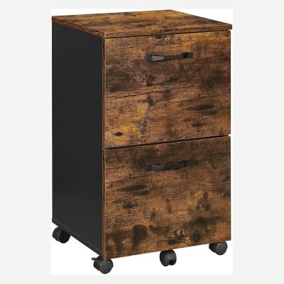 Iratszekrény 2 fiókkal, guruló irodai iratszekrény kerekekkel