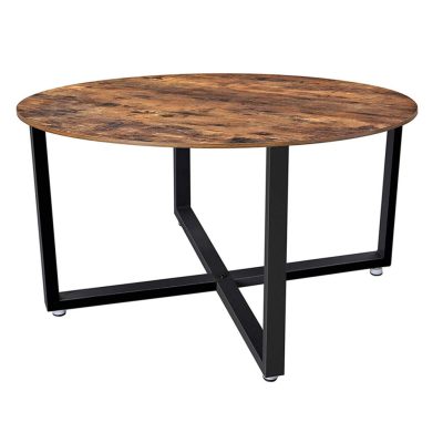 Dohányzóasztal 88 x 47 cm rusztikus barna