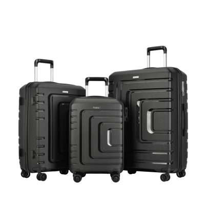 Bontour Charm Fekete bőrönd szett