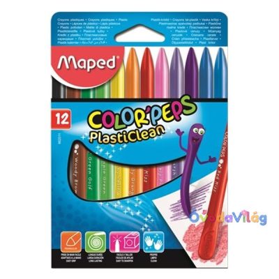 Zsírkréta 12db-os MAPED "Color Peps"