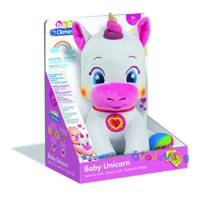 Interaktív unikornis magyarul éneklő Clementoni