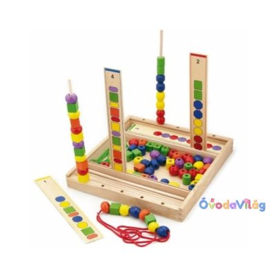Fagyöngy szortírozó - építő játék feladatokkal