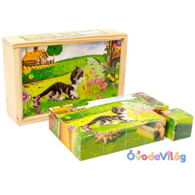 Mesekocka 15 db-os cicás 