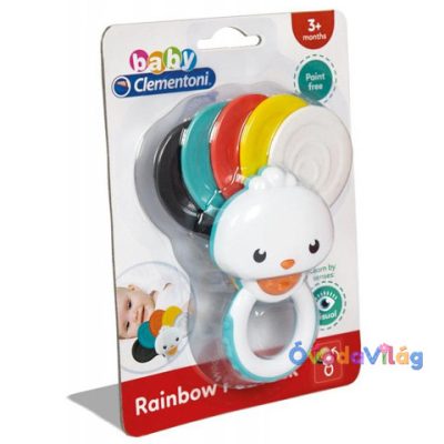 Baby szivárványos páva csörgő - Clementoni