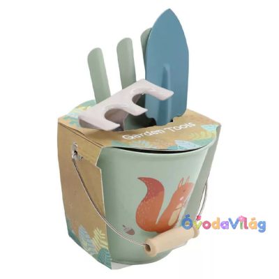 Kerti szerszámok vödörrel (kék)