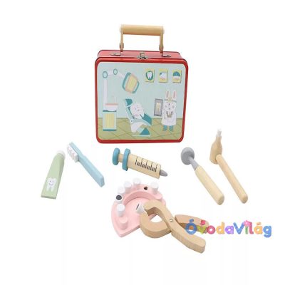 Fogorvosi készlet fémdobozban