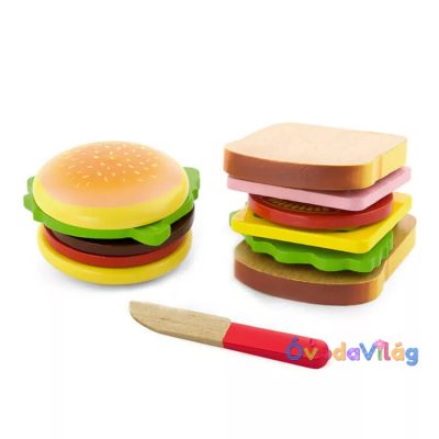 Játék szendvics és hamburger