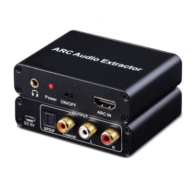 HDMI ARC Audio Extractor koaxiális SPDIF - RCA SPDIF átalakító audio 