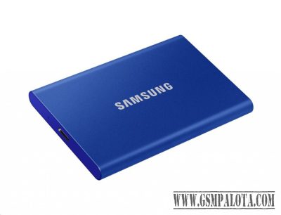 Samsung T7 hordozható SSD, 2TB, USB 3.2,Kék