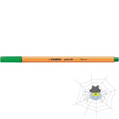 STABILO Point 88 rostirón, tűfilc 0,4 mm - zöld