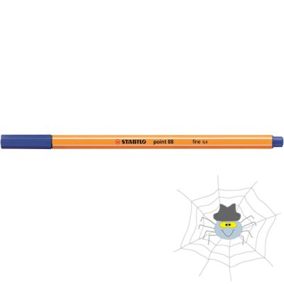 STABILO Point 88 rostirón, tűfilc 0,4 mm - kék