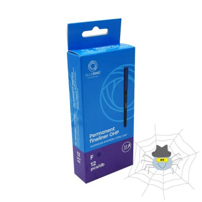 Bluering® F rostirón, tűfilc alkoholos 0,5 mm, OHP - kék