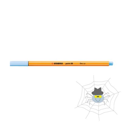 STABILO Point 88 rostirón, tűfilc 0,4 mm - kék