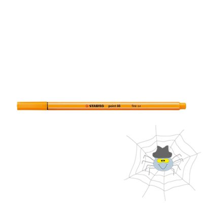 STABILO Point 88 rostirón, tűfilc 0,4 mm - narancs