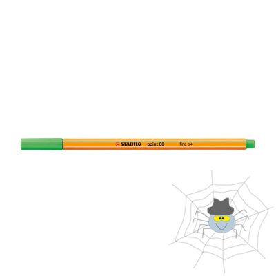 STABILO Point 88 rostirón, tűfilc 0,4 mm - világoszöld