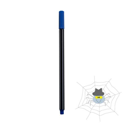 Rostirón, tűfilc vízbázisú, 0,4 mm, hatszögletű - kék