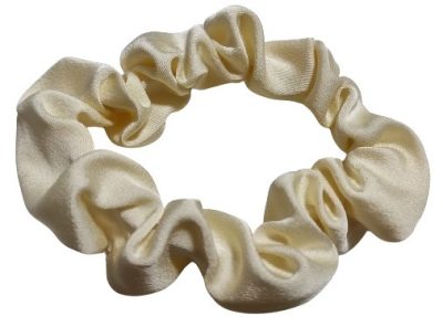 Hair Power szatén hajgumi, ekrü