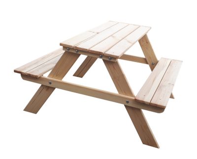 Rojaplast Piknik fenyőfából készült kerti bútor garnitúra gyerekeknek - natúr