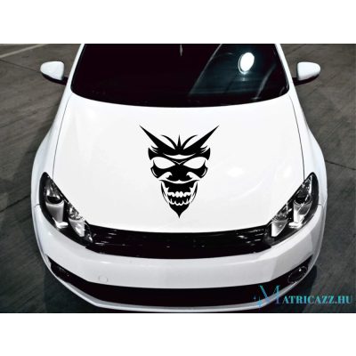 Ördögi fej tuning matrica (30x35 cm)