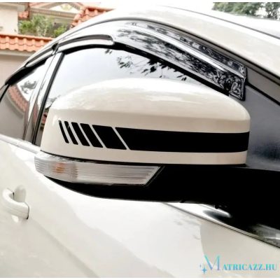Visszapillantó tükördísz tuning matrica (2 db)