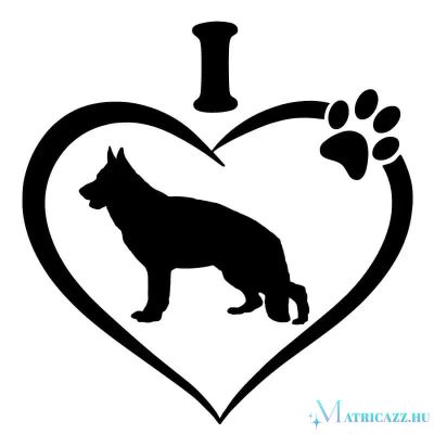 Németjuhász matrica 10