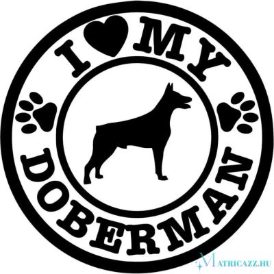 Dobermann matrica 18