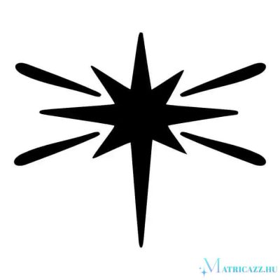 Csillagszóró matrica