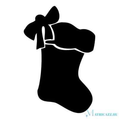 Karácsonyi zokni matrica