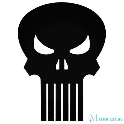 Corvette verseny halálfej matrica