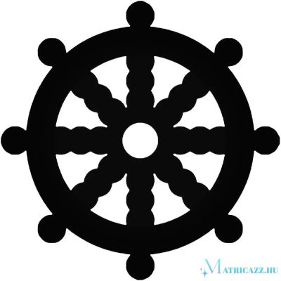 Hajókerék matrica