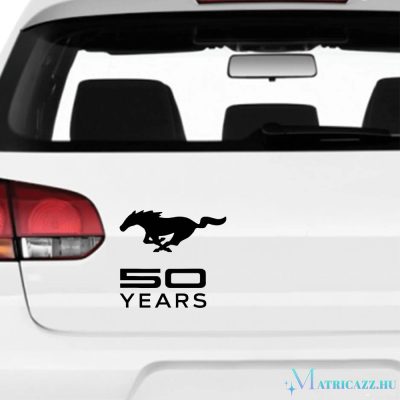 50 év Ford Mustang matrica