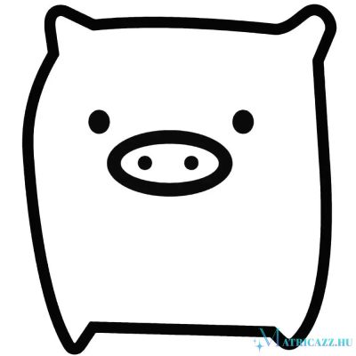 Kicsi disznó matrica