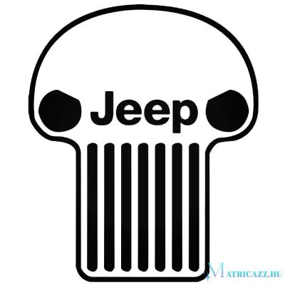 Jeep halálfej matrica