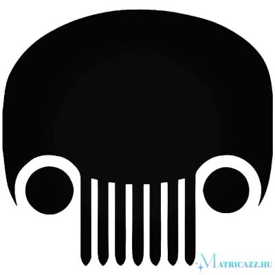 Jeep halálfej "2" matrica