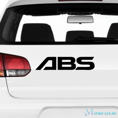 ABS - Szélvédő matrica
