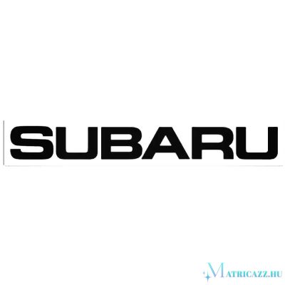 SUBARU matrica felirat