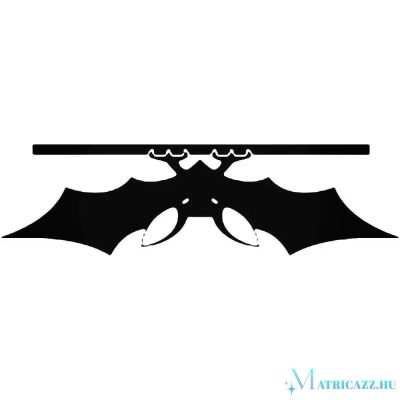 Denevér dísz matrica