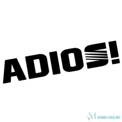 SEAT ADIOS! matrica
