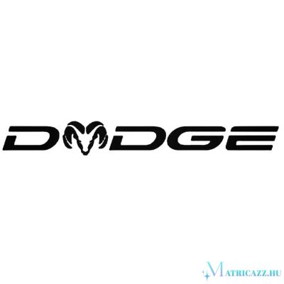 DODGE matrica feliratozás